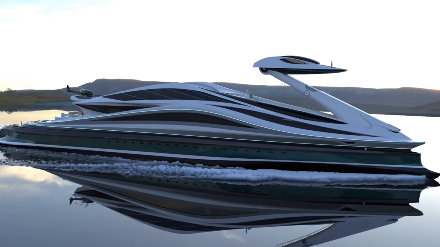 Superjachty. Są samowystarczalne, niewidzialne i przypominają łabędzie