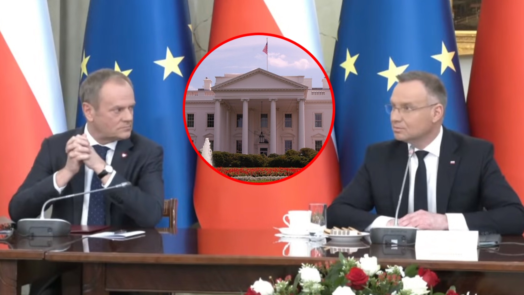 Tusk i Duda razem w Białym Domu. Zacieśnianie sojuszu z USA