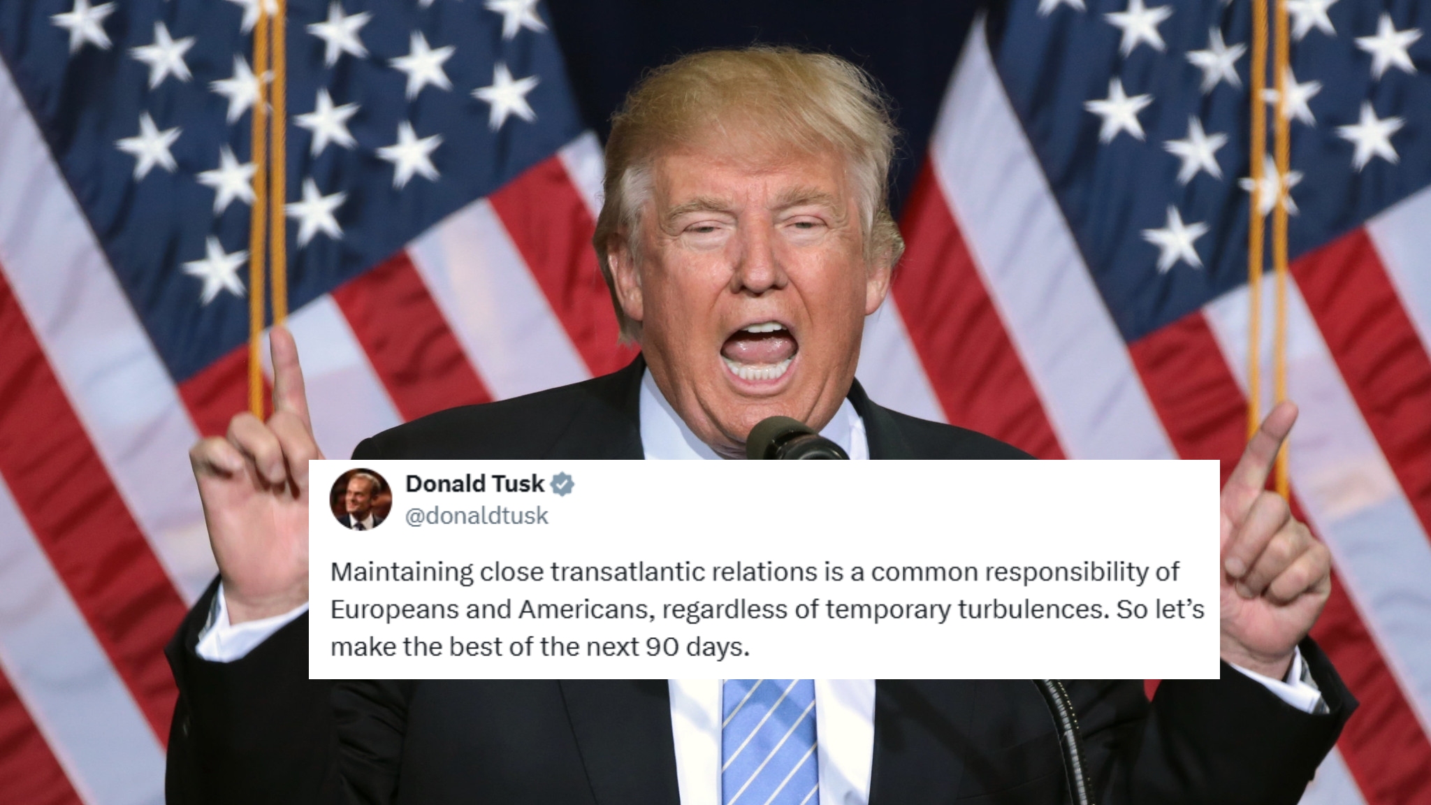 Trump nakłada mniejsze cła. Tusk mówi o „tymczasowych turbulencjach”