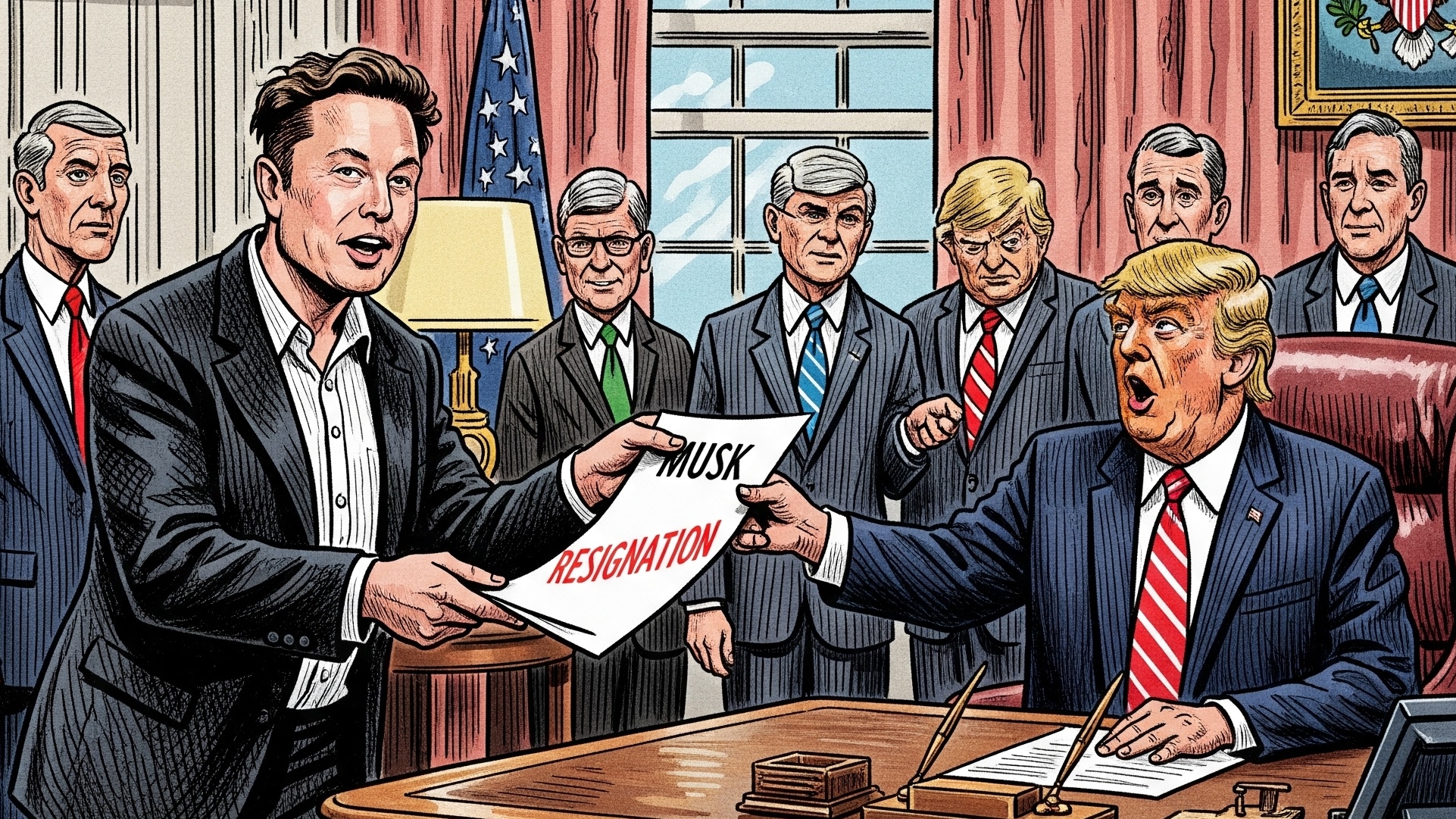 Koniec współpracy Elona Muska z administracją Donalda Trumpa