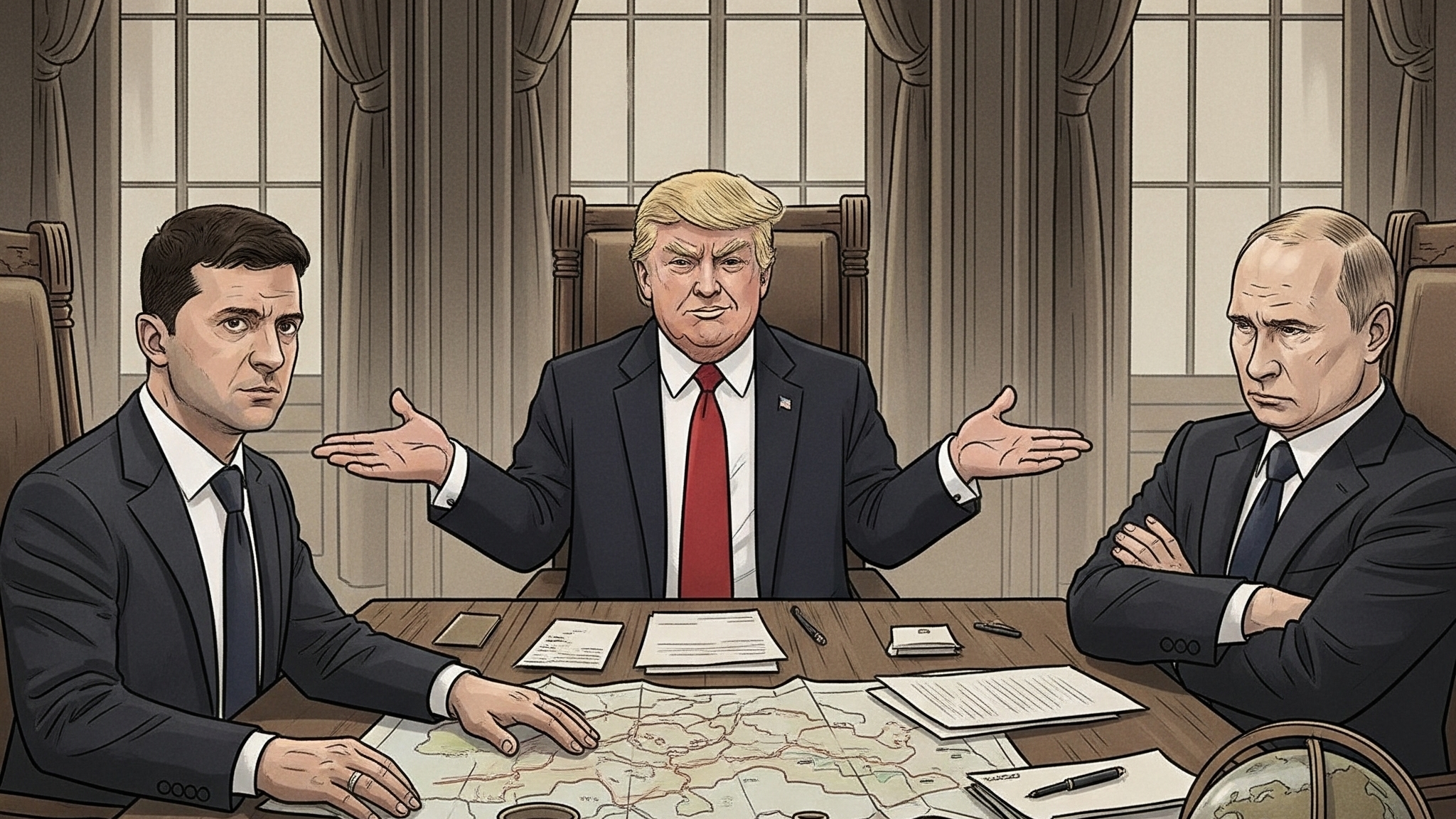 Trójstronne negocjacje na horyzoncie. Trump chwali postępy w rozmowach z Kremlem