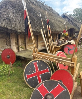 Skansen Wikingów na wyspie Wolińska Kępa. Atrakcja historyczna Wolina