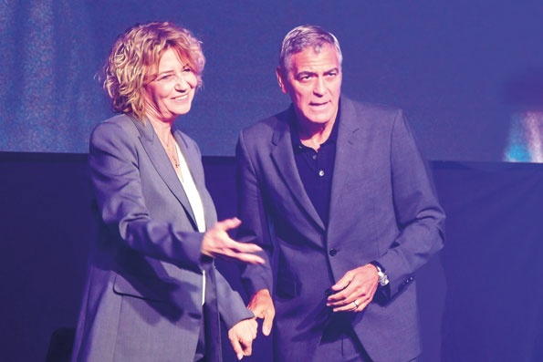 Obrona wartości. George Clooney w Łodzi