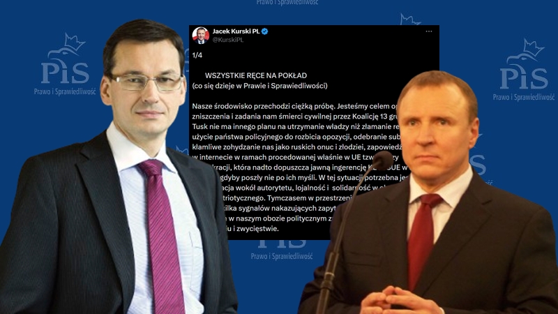 Kurski uderza w Morawieckiego. Wewnętrzna wojna w PiS