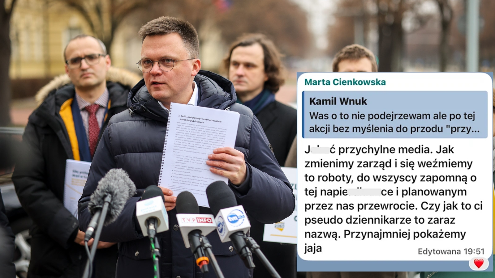 Próba przewrotu w Polsce 2050. Dymisja i wyciek korespondencji