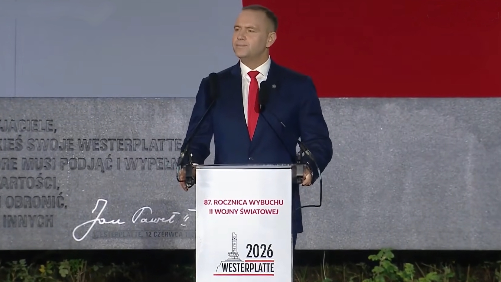 Rocznica wybuchu II wojny światowej. Nawrocki mówił o reparacjach