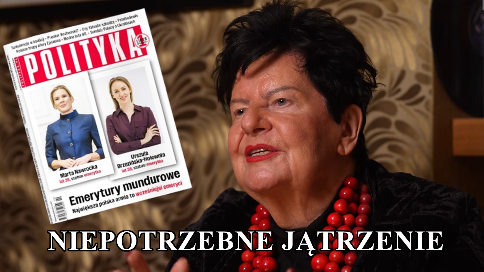 Senyszyn o aferze dot. emerytury Nawrockiej: Niepotrzebne jątrzenie