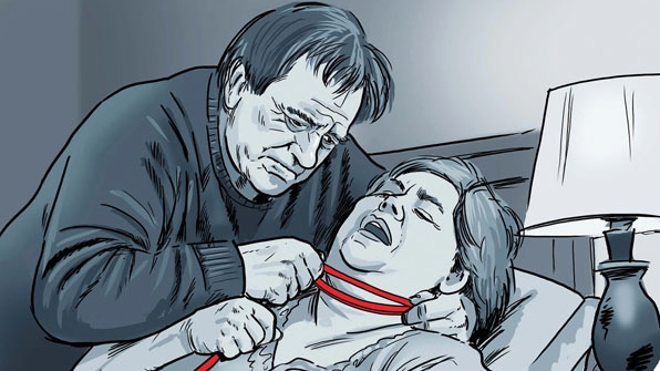 Kabel zaciągnięty na szyi ukochanej. Mąż spełnił życzenie żony cz. I